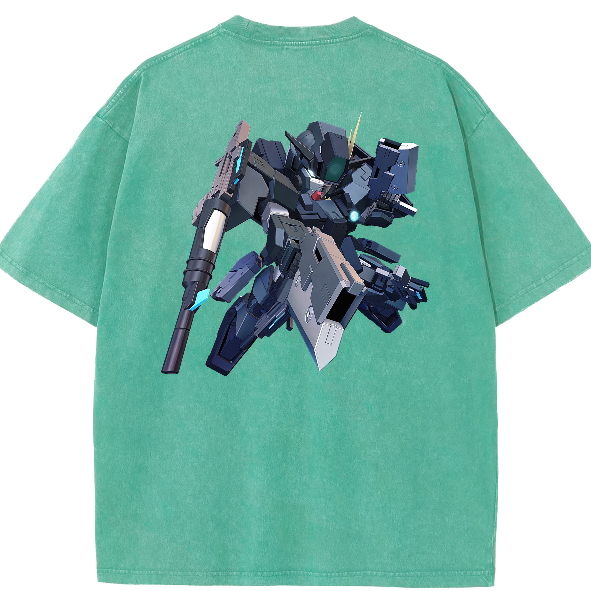 （画像用） 機動戦士ガンダム Mobile Suit Gundam 綿100% ヴィンテージ風 半袖Tシャツ（背面プリント）